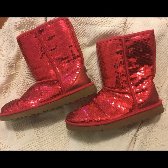 UGG Shoes - Red Sequin UGG Boot